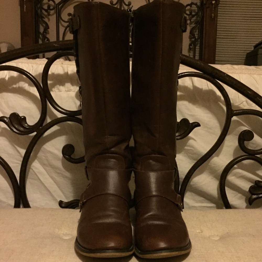Guess Brown Riding Boots